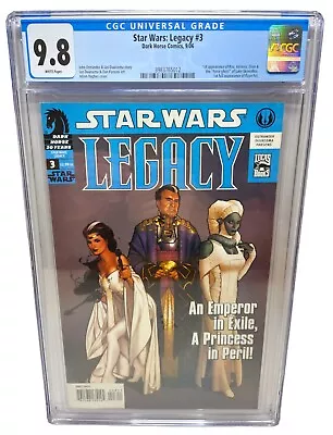 Buy Star Wars: Legacy #3 (2006) CGC 9.8 1st App Of Luke Skywalker Force Ghost • 51.24£