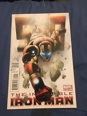 Buy Invincible Iron Man #500 1st Print A Cover Marvel Comics 2011 • 7.90£