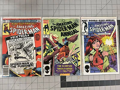 Buy The Amazing Spider-Man King Sized Annual Lot (3) #15, 18, 19 1984  HIGH GRADE • 28.02£
