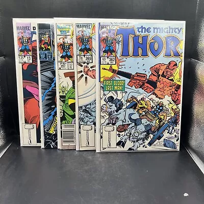 Buy Marvel Comics: Thor (5 Book Lot) Issue #’s 362 365 367 450 & Annual 13 (B59)(24) • 13.58£