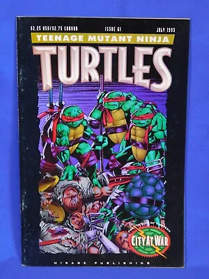 Buy Teenage Mutant Ninja Turtles Mirage Publishing #61 July 1993 City At War • 28.45£