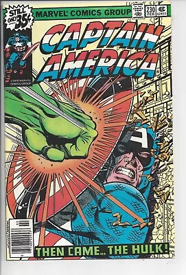Buy Captain America #230 NM- (9.0) 1979 - Gorgeous Hulk Smash Cap Cover • 39.72£
