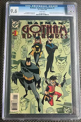 Buy Batman Gotham Adventures 1 CGC 9.6 1998 Animated TV Show Nightwing Robin Batgirl • 59.74£