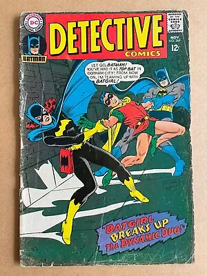 Buy Detective Comics #369. DC Comics  Silver Age Nov 1967- Poor Condition. Batgirl • 2.99£