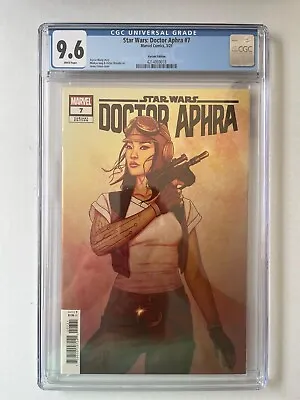 Buy Star Wars Doctor Aphra 7 CGC 9.6 White Pages Jenny Frison Variant 2021 • 98.79£