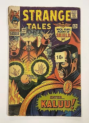 Buy Strange Tales #148. Sept '66. Marvel. G/vg. Nick Fury! Origin Of The Ancient One • 15£