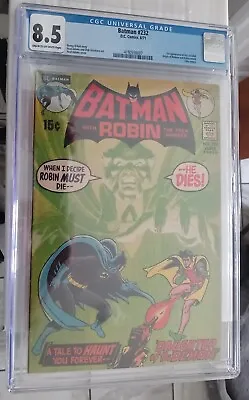 Buy BATMAN # 232 - CGC 8.5 1st Appearance Ra's Al Ghul / 2nd Talia - 1971 🗝 Adams • 733.52£