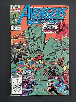 Buy West Coast Avengers #61 1990 Featuring Scarlet Witch And Hawkeye. WandaVision. • 19£
