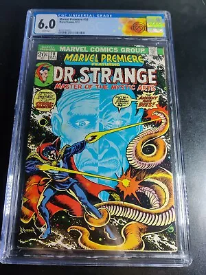 Buy Marvel Premiere #10 CGC 6.5 VINTAGE KEY Doctor Strange Death Of Ancient One • 94.98£