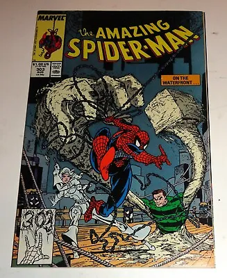 Buy Amazing Spider-man #303 Mcfarlane Classic Sandman Silver Sable Nm 9.2/9.4 White • 19.69£