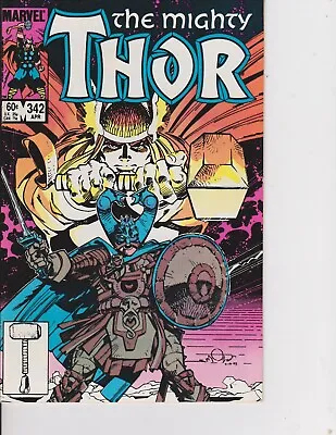 Buy The Mighty Thor #341 Vs Eilif The Lost! Balder The Brave Marvel 1984 • 3.20£