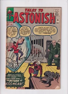 Buy Tales To Astonish (1959) #  45 UK Price (2.0-GD) (1929717) Ant-Man (Henry Pym... • 58.50£