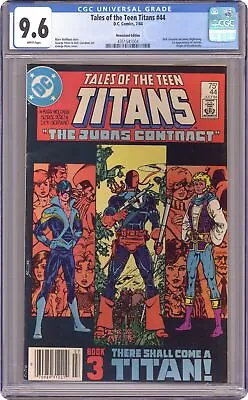 Buy New Teen Titans #44D CGC 9.6 Newsstand 1984 4351541004 • 203.15£