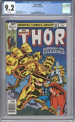Buy Thor #283 CGC 9.2 Marvel, 1979 • 35.56£