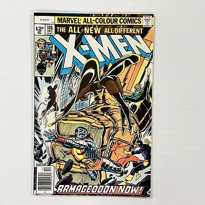 Buy X-Men #108 1977 VF- Pence Copy 1st John Byrne Artwork • 66£