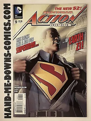 Buy Action Comics 9 New 52 - 1st Cover Calvin Ellis - Earth 23 Superman - VF/NM • 8.19£