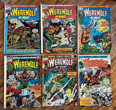 Buy Marvel Comics Werewolf By Night Comic Lot (6) #2 #4 #5 #6 #13 #37 • 110.82£