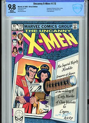 Buy Uncanny X-Men #172 (1983) Marvel CBCS 9.8 White • 80.01£