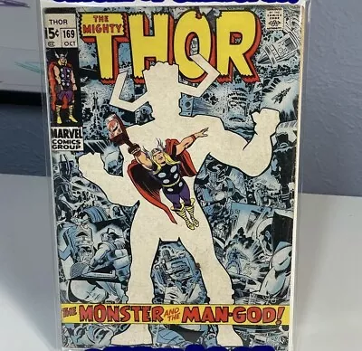 Buy THOR #169--Origin Of Galactus--comic Book--Marvel--1969--VF • 67.96£