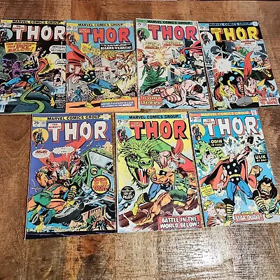 Buy Mighty Thor 230 233 235 236 237 238 239 Marvel Comic Book Lot FN/VF 7.0 • 31.71£