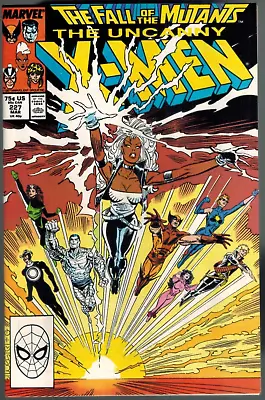 Buy Uncanny X-Men 227  The Fall Of The Mutants!   VF+ 1988 Marvel Comic • 4.76£