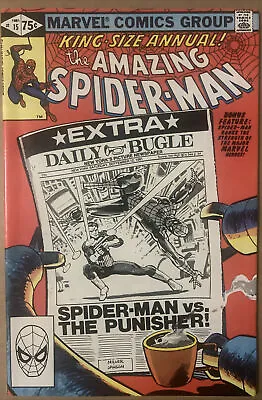 Buy The Amazing Spider-man Annual #15 1981 Frank Miller Art Doc Ock & Punisher Apps • 19.99£
