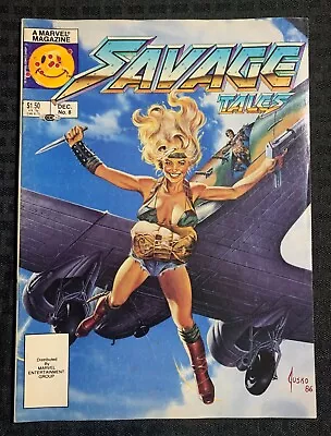 Buy 1986 SAVAGE TALES Magazine V.2 #8 VG/FN 5.0 Sam Ganzman / John Severin • 8.10£
