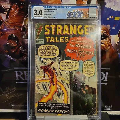 Buy Strange Tales #110 - CGC 3.0 1st App Of Doctor Strange Marvel 1963 • 1,495£