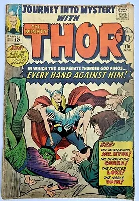 Buy Journey Into Mystery With Thor 110 Marvel Silver Age 1964  • 54£