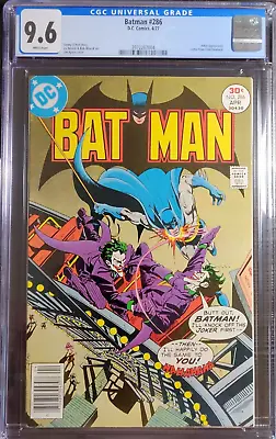 Buy 1977 Batman 286 CGC 9.6 Joker Cover • 260.67£