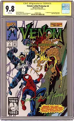 Buy Venom Lethal Protector #4D Direct Variant CGC 9.8 SS Sam De La Rosa 1993 • 151.36£