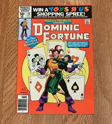 Buy MARVEL PREMIERE #56 DOMINIC FORTUNE (1980). First App. Of Dominic In Color • 7.14£