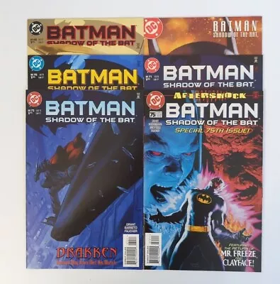Buy Lot Of 6 DC Batman Shadow Of The Bat Comics #68-72 & 75 VF/NM • 9.99£
