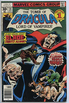 Buy TOMB OF DRACULA #58 - 5.0, OW-W - All Blade Issue • 11.86£