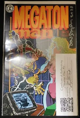 Buy Megaton Man 5 Kitchen Sink Comic Signed Don Simpson W/coa Trent Phloog 1985 Vf- • 3.95£