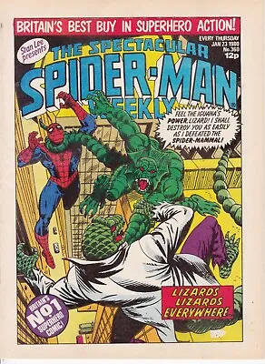 Buy Marvel UK Spectacular Spider-Man Weekly, #360, 1980, Fantastic Four, Daredevil • 2.50£