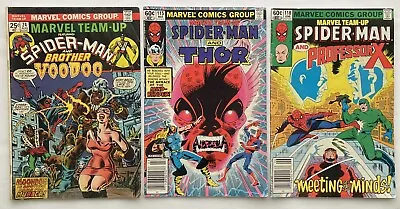 Buy Marvel Team-Up Comic Books Spider-Man Lot Of 3 #24, 115, 118 • 19.72£