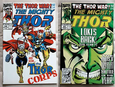 Buy Lot Of 2: Thor #440 ƹ  (1991) Marvel Comics (Thor + Beta Ray Bill) • 1.79£