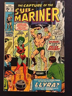 Buy SUB-MARINER #32 Comic Book Marvel 1970 Prince Namor LLYRA • 23.89£