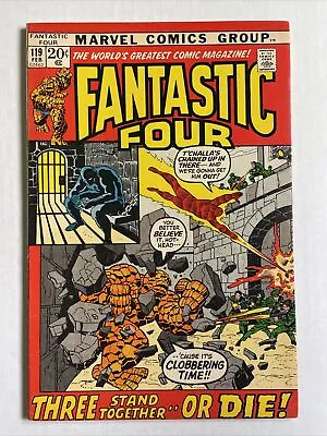 Buy Fantastic Four #119 VF/NM 1972 Marvel Comics Black Panther • 79.43£