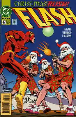 Buy Flash (2nd Series) #87 VF/NM; DC | Mark Waid Mike Wieringo Christmas - We Combin • 3£