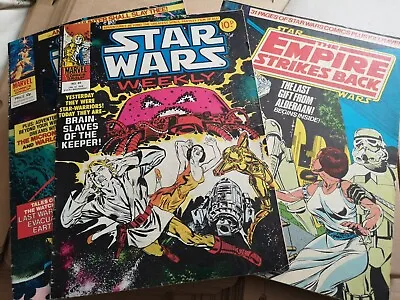 Buy Star Wars Weekly  #49 And #63, The Empire Strikes Back #143 -1979 Comics • 9.99£