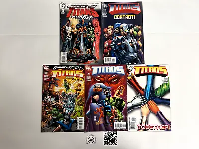 Buy 5 Titans DC Comic Books #1 2 10 11 1 Batman Superman Wonder Woman Joker 98 JS4 • 4.82£