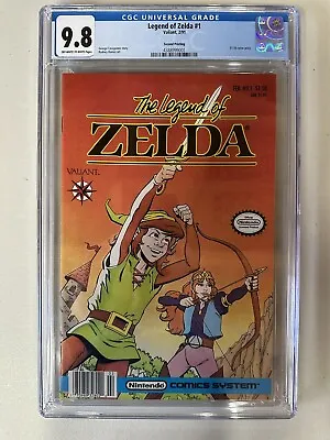 Buy Legend Of Zelda #1 - CGC 9.8 - Second Printing - Valiant 1991 • 395.30£