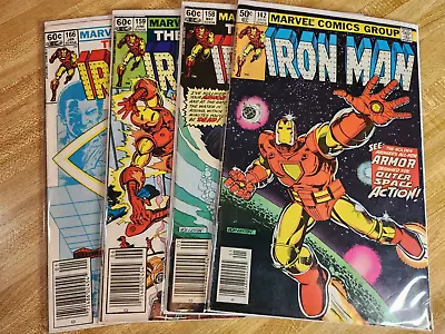 Buy Invincible Iron Man #142 158 159 166 Marvel Comics First App Obadiah Stane VG/F • 7.86£