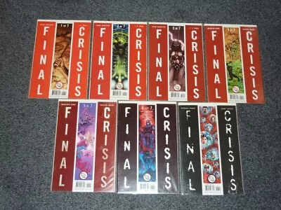 Buy Final Crisis #1 To #7 DC 2008 Complete Set - 1st App Calvin Ellis Superman • 21.24£