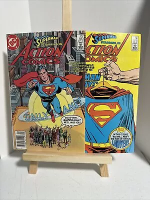 Buy Lot Of 2- Action Comics #581 & #583 Dc Comics 1986 • 16.89£