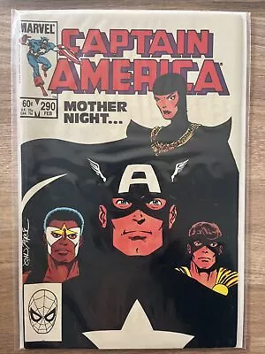 Buy Marvel Comics Captain America #290 1st App Mother Superior Key 1984 Bronze Age • 14.99£