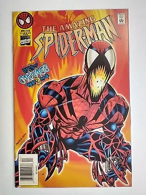Buy Marvel Comics Amazing Spider-Man #410 1st Appearances Spider-Carnage VF 8.0 • 39.57£