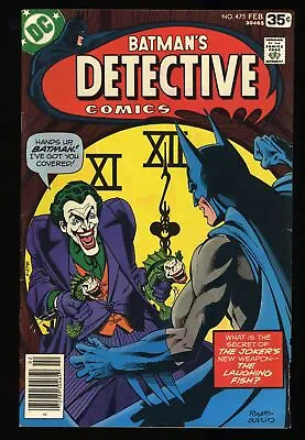 Buy Detective Comics #475 FN 6.0 Batman Joker Fish Cover! DC Comics 1978 • 42.66£